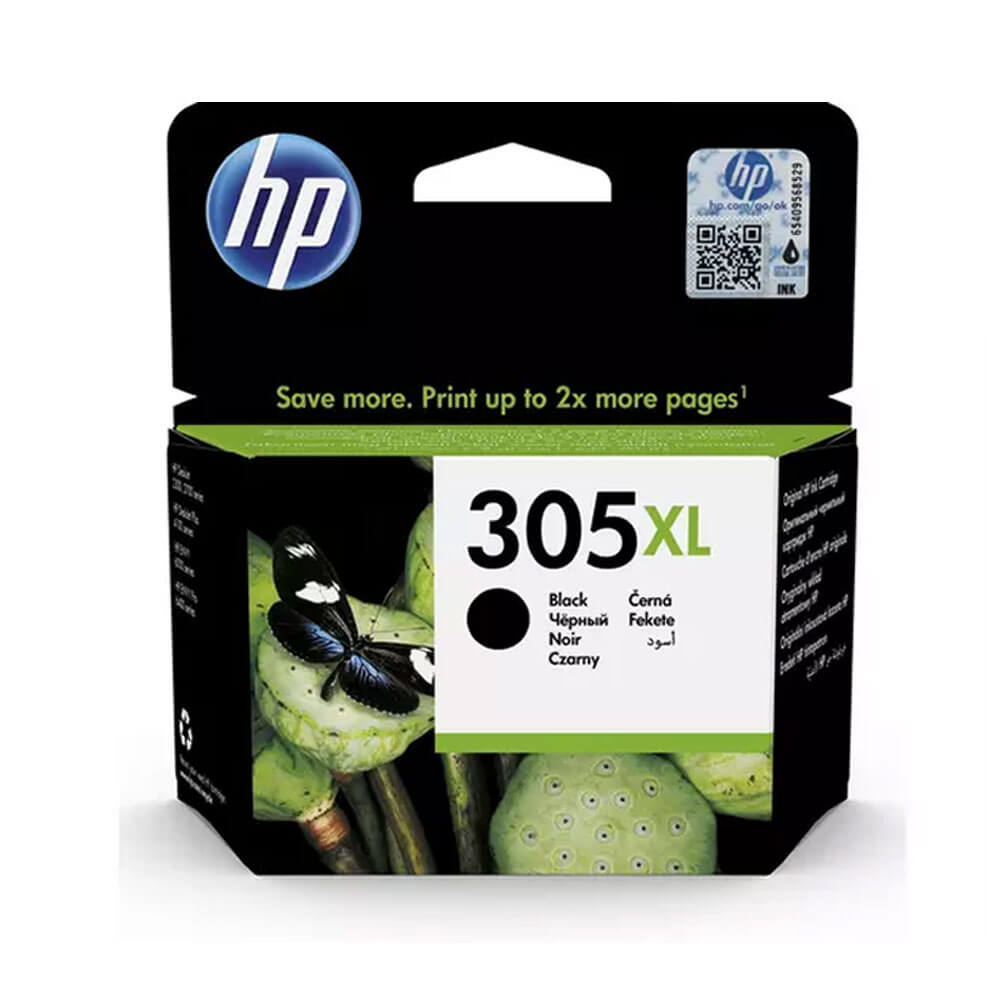 Inkjet Cartridge HP 305XL Ref 3YM62AE/U , Black , Hewlett Packard