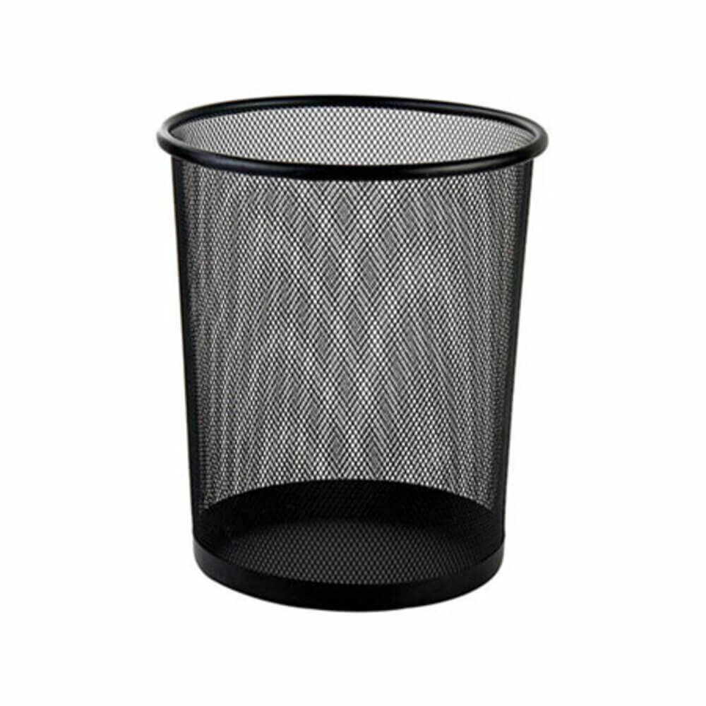 Basket Bin Ref E9188 Ø234*H275mm Metal Black Deli