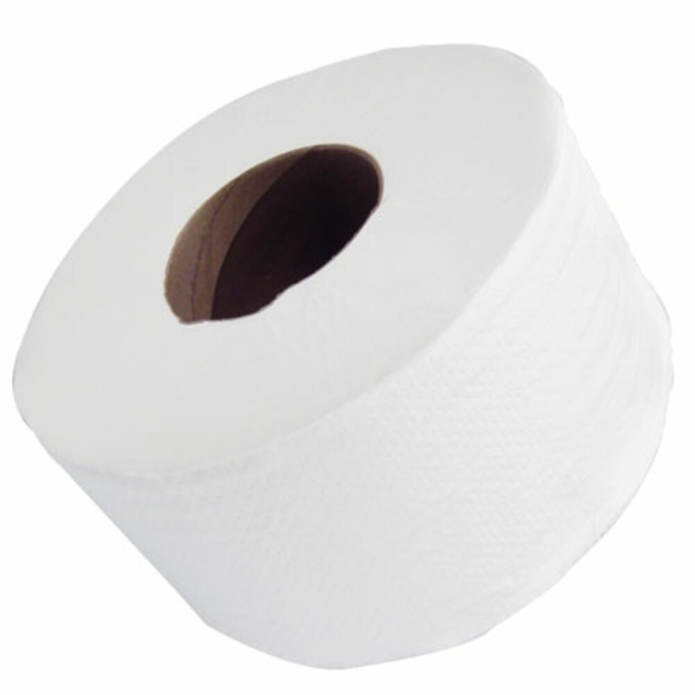toilet tissue jumbo roll 180xw95mm - 500 sheets 2 ply no brand