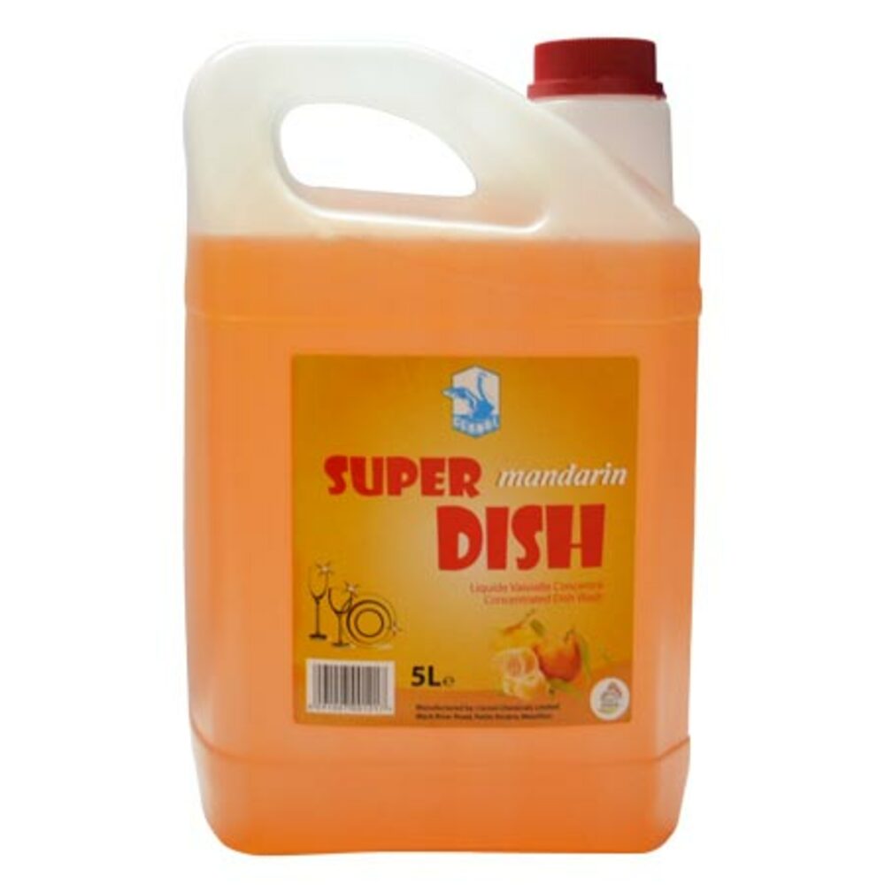 dish cleaner liquid ref su0037/a 5l mandarine super dish