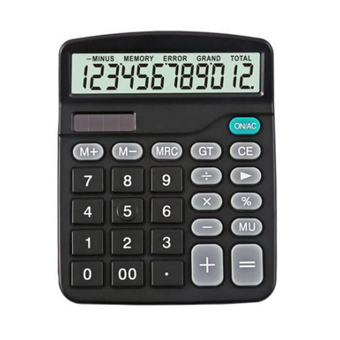 Desktop Calculator Ref CA3212-7, 12 Digits, Foska