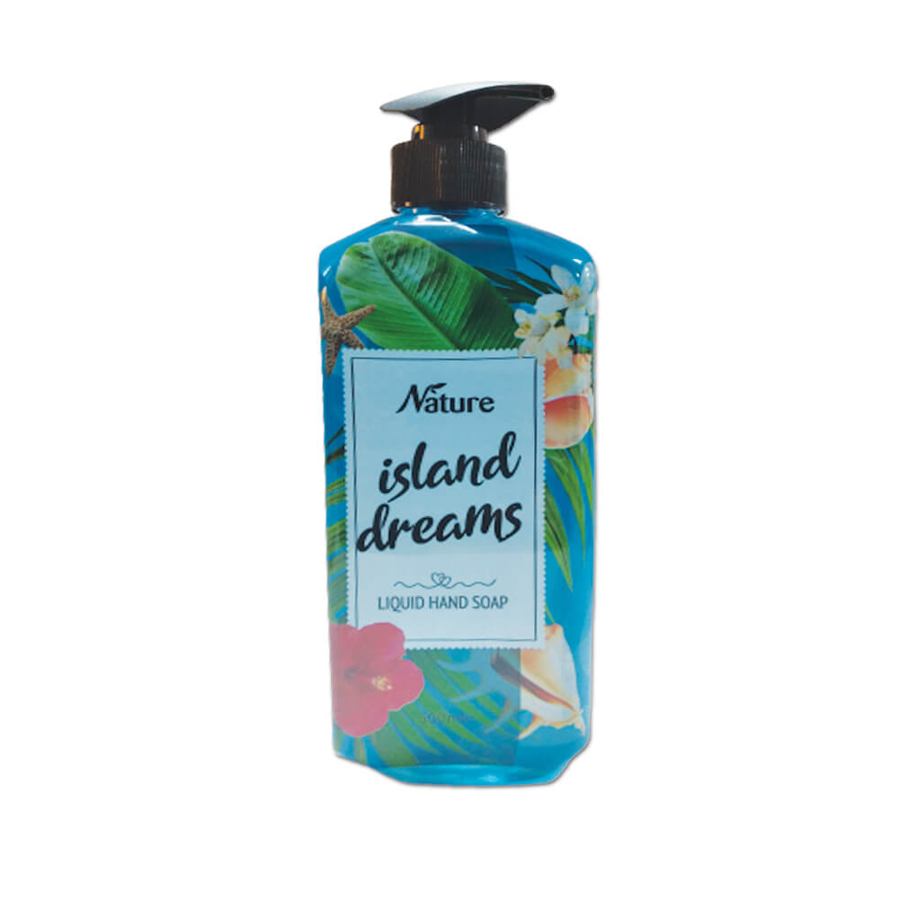 hand wash liquid dispenser 500ml island dreams
