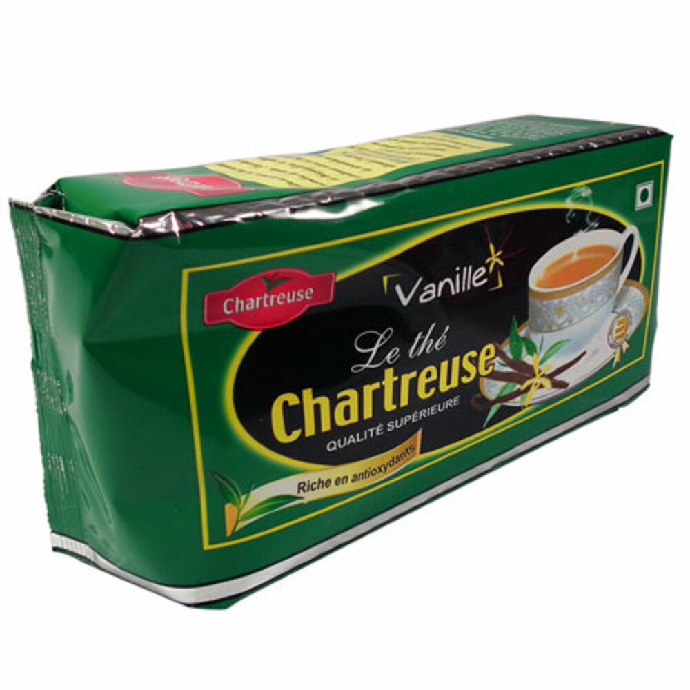 tea packet green label ref v500  500g vanilla chartreuse