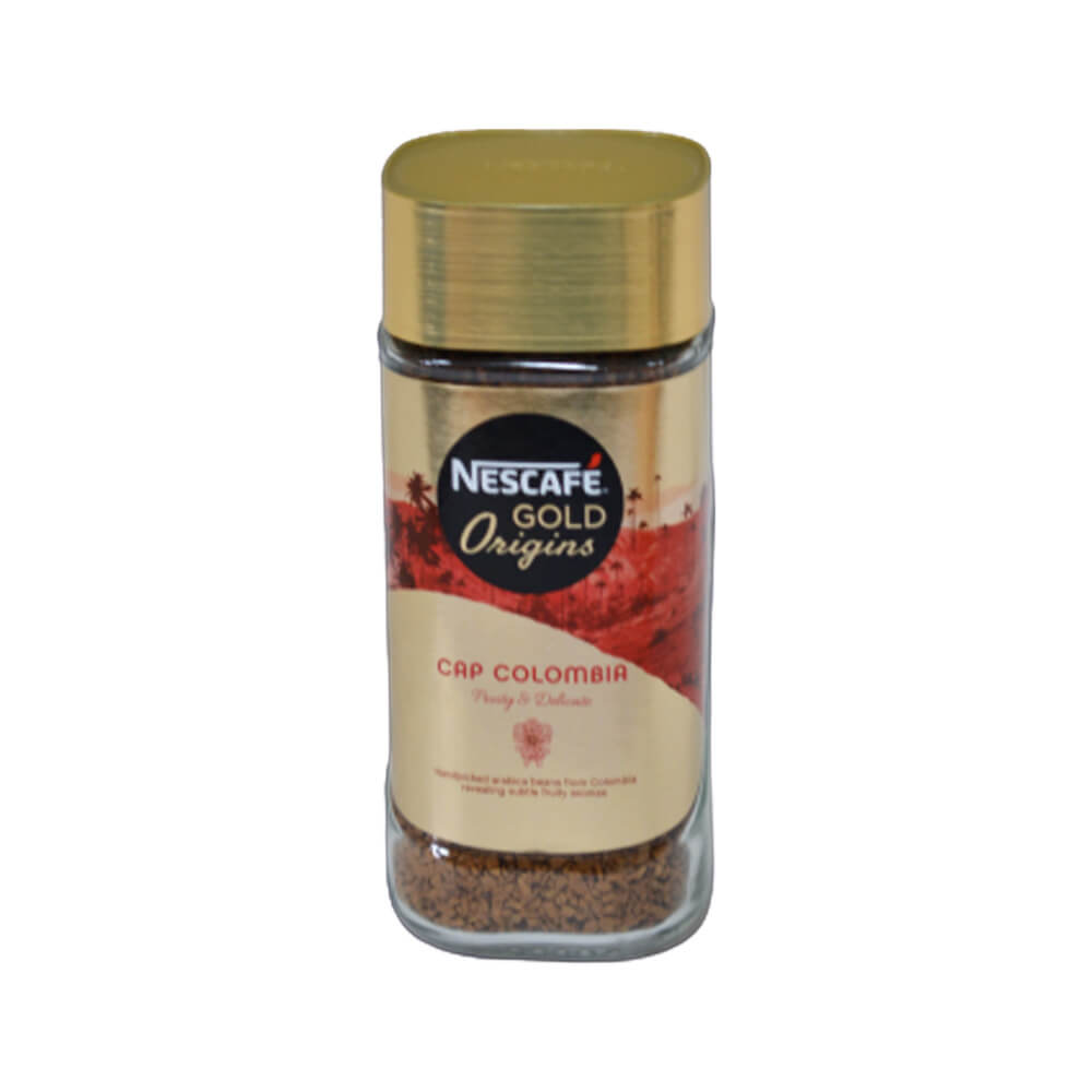 coffee cap colombia 100g, fruity & delicate 100g, nescafe