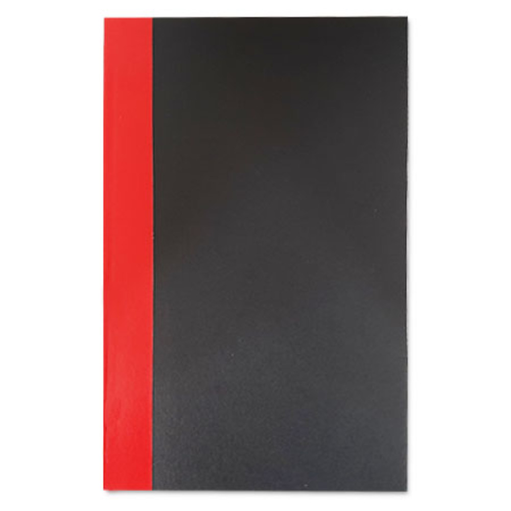 hard cover note book f4 (w210xd330mm) 200 pages ruled black cover atlas