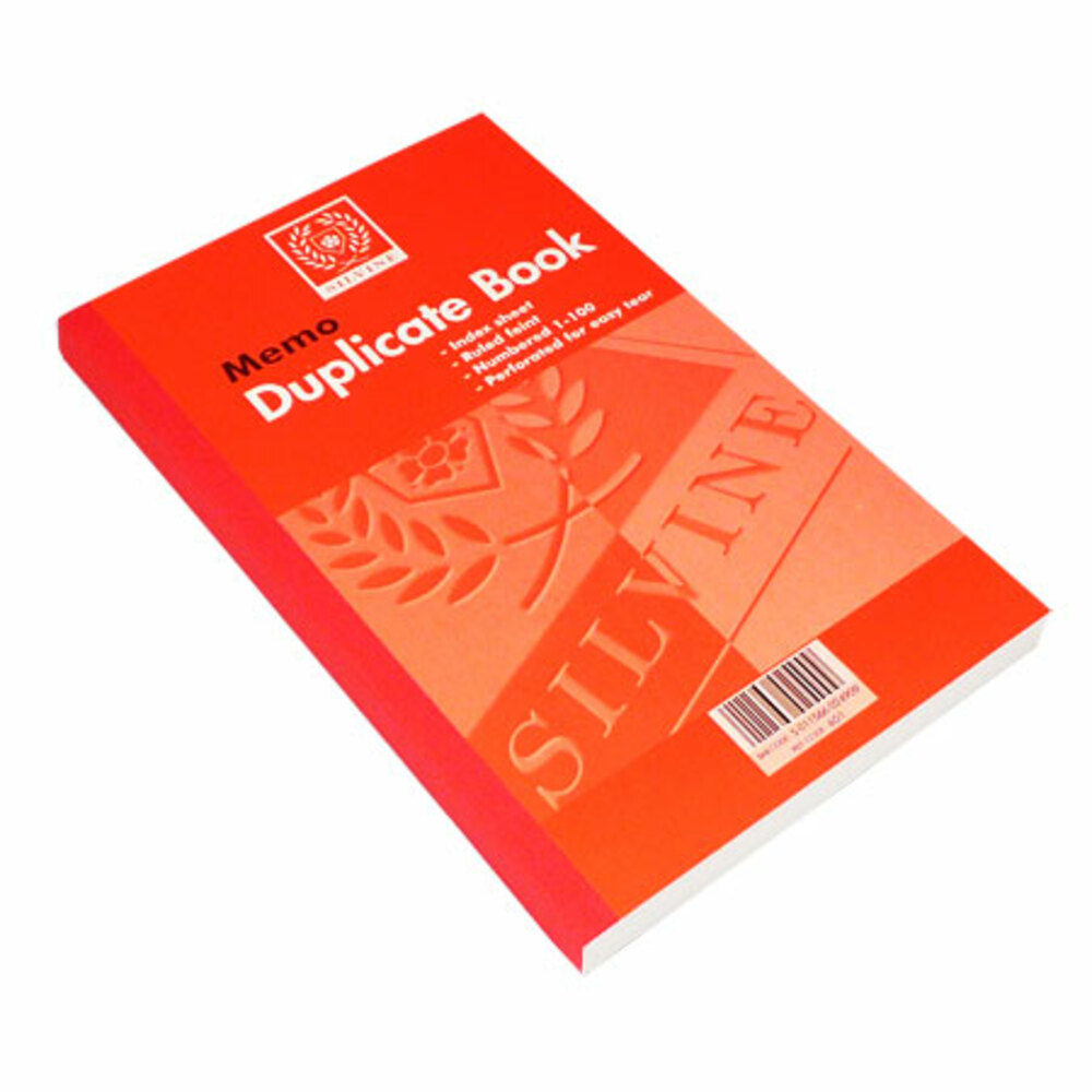 Soft Cover Memo Duplicate Book Ref 601