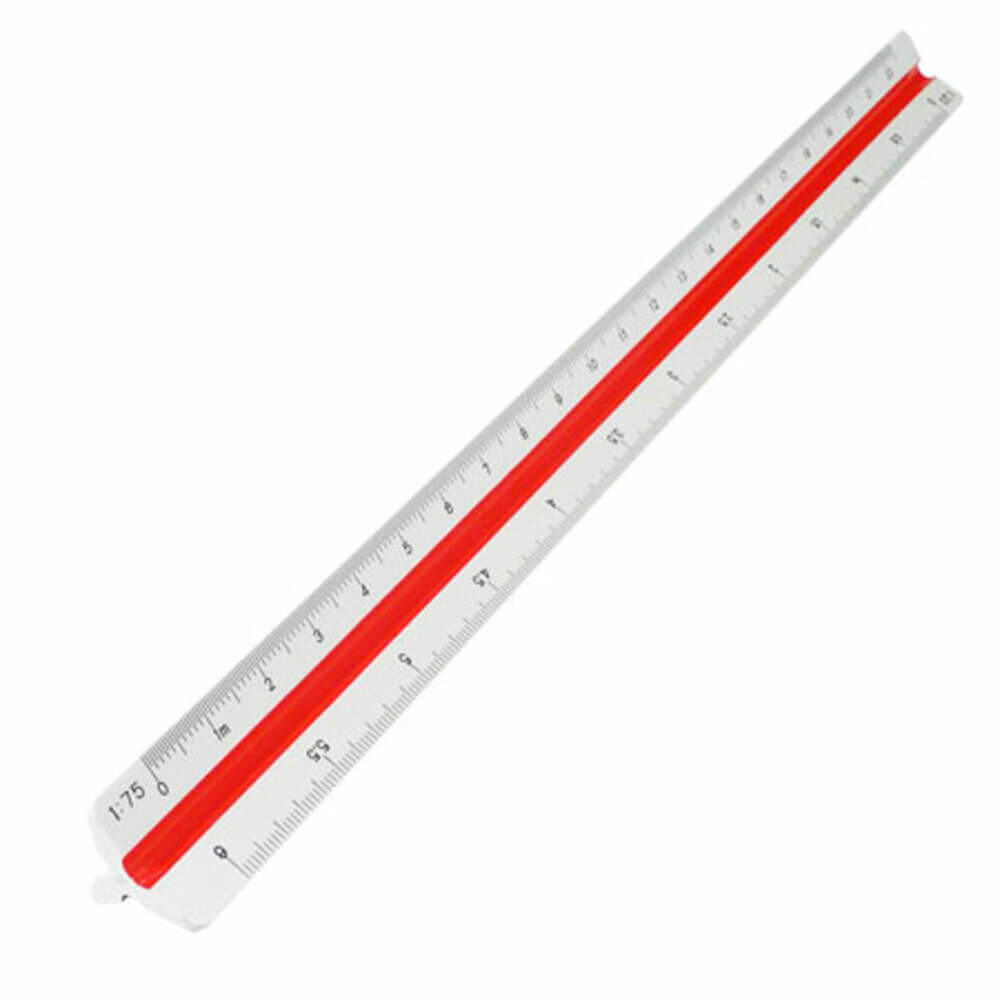 Plastic Reduction Scale Ruler Mars Ref 561 98-1