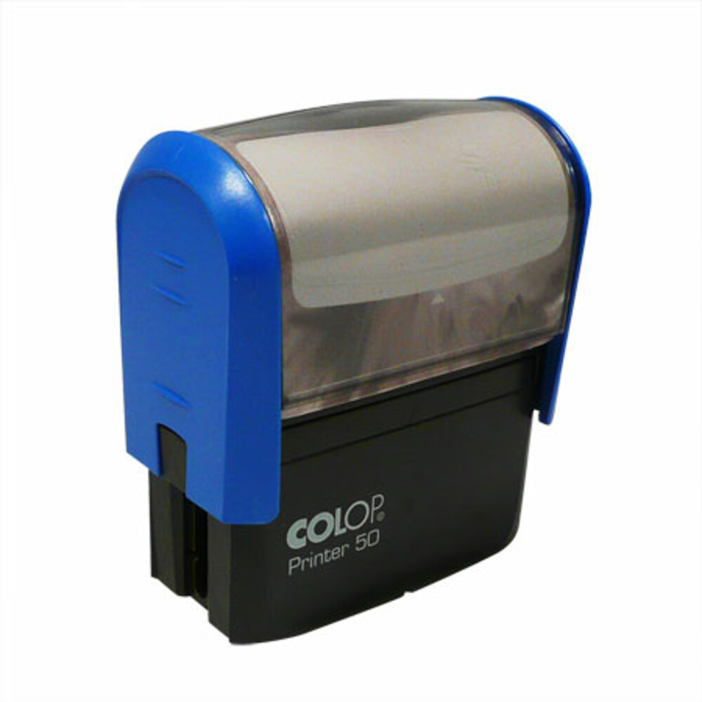 stamp printer ref 50   w30xd69mm push mechanism standard colop