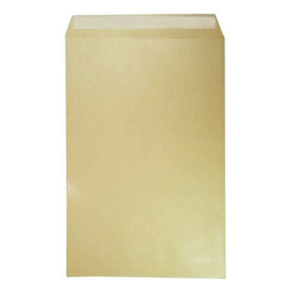 envelope manila plain 12*16 inch: (w305xd405mm) peel &amp; seal [pk 100] daya