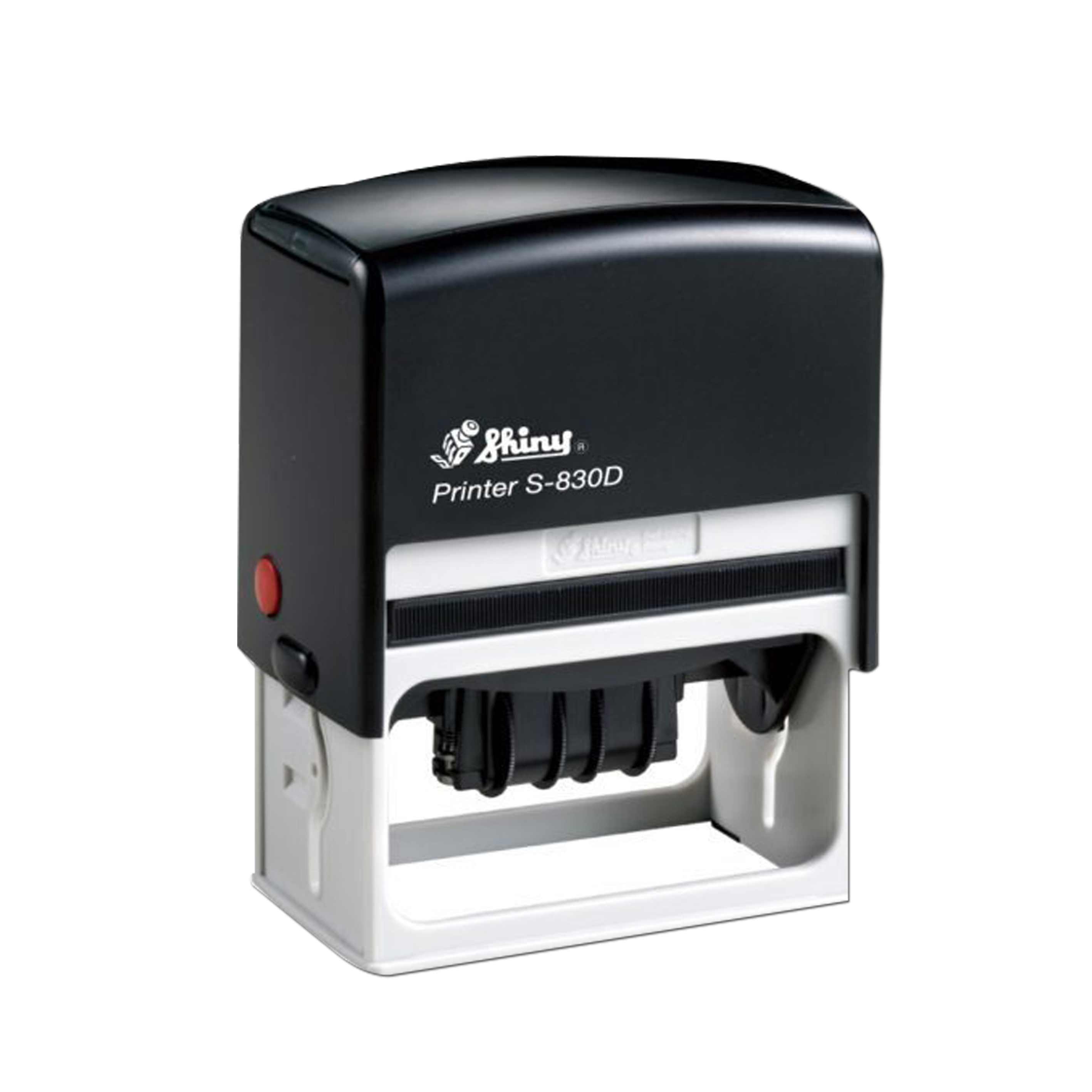 Personalized Dater Stamp Printer Ref S-830D, 75x38mm, Shiny