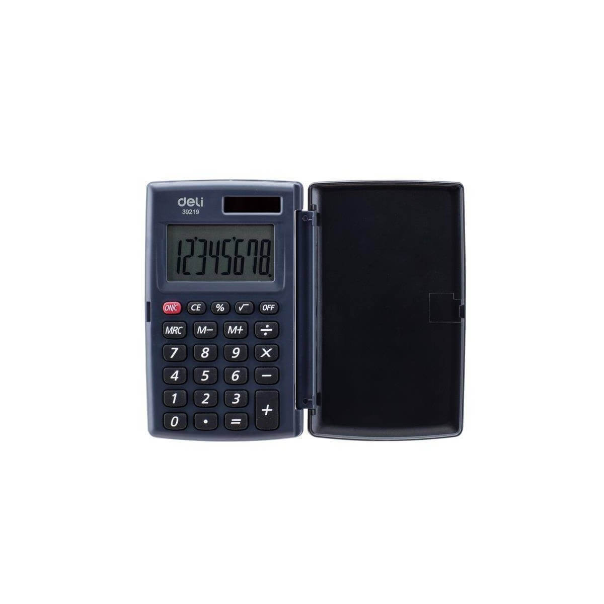 pocket calculator 8 Digits cover ref 39219 easy,auto power off : r key deli